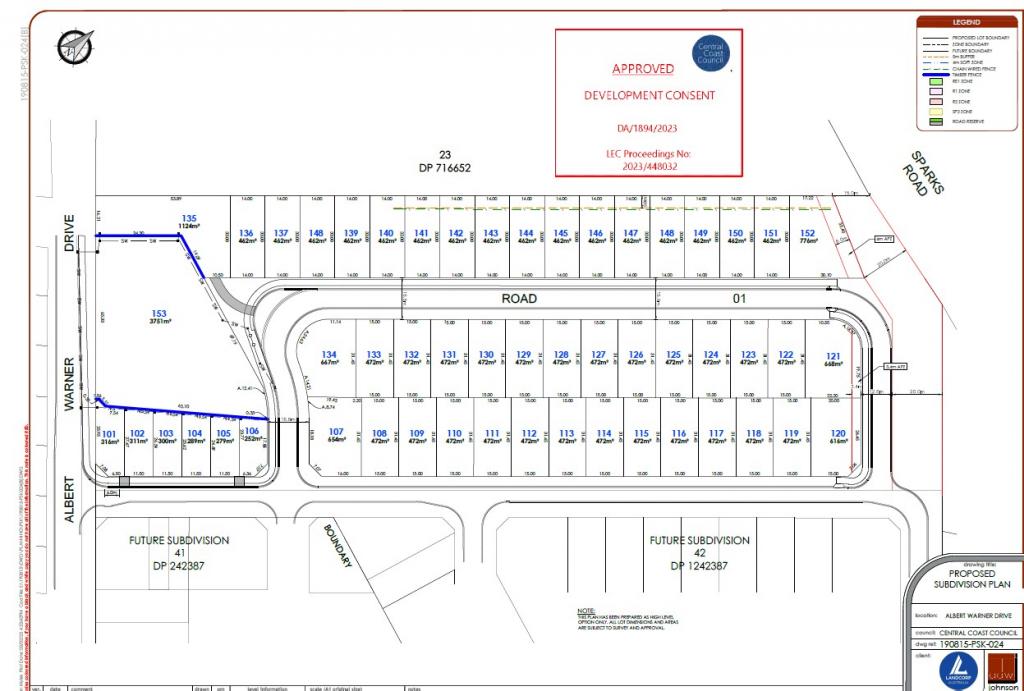 LOT 110/23 - 25 ALBERT WARNER DR, WARNERVALE, NSW 2259