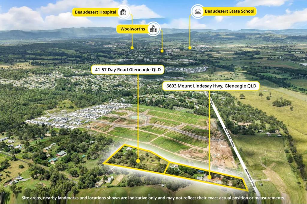 41-57 DAY ROAD & 6603 MOUNT LINDESAY HWY, GLENEAGLE, QLD 4285