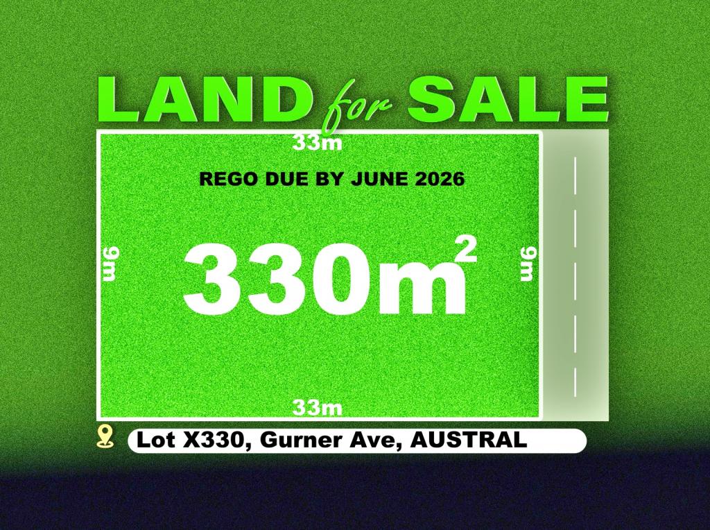 Lot X330 Gurner Ave, Austral, NSW 2179