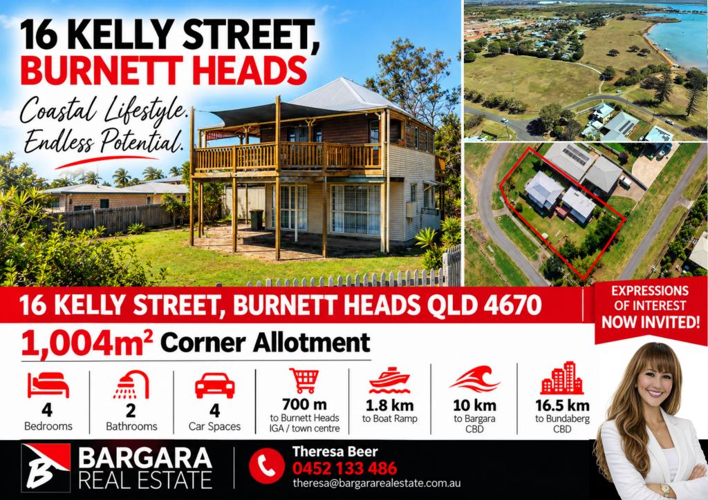 16 Kelly St, Burnett Heads, QLD 4670
