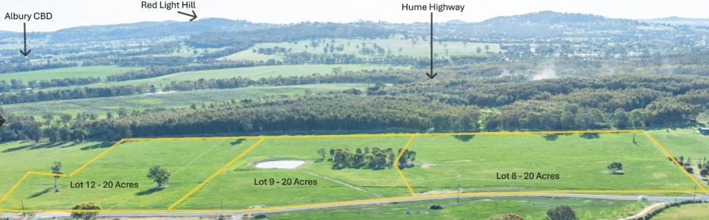 Lot 8, 9 & 12 Eagle Rise Rd, Table Top, NSW 2640