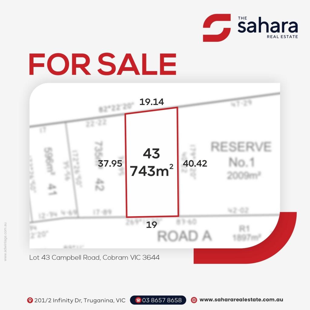 LOT 43 CAMPBELL RD, COBRAM, VIC 3644