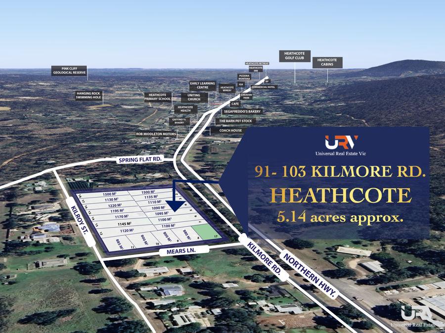 91-103 Kilmore Rd, Heathcote, VIC 3523