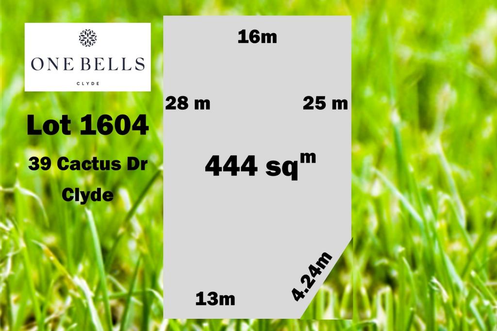 LOT 1604/39 CACTUS DR, CLYDE, VIC 3978