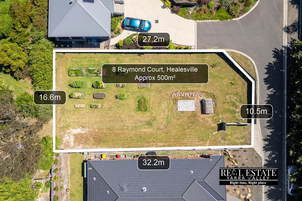 8 RAYMOND CT, HEALESVILLE, VIC 3777