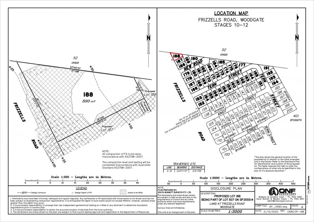 LOT 188 FRIZZELLS RD, WOODGATE, QLD 4660