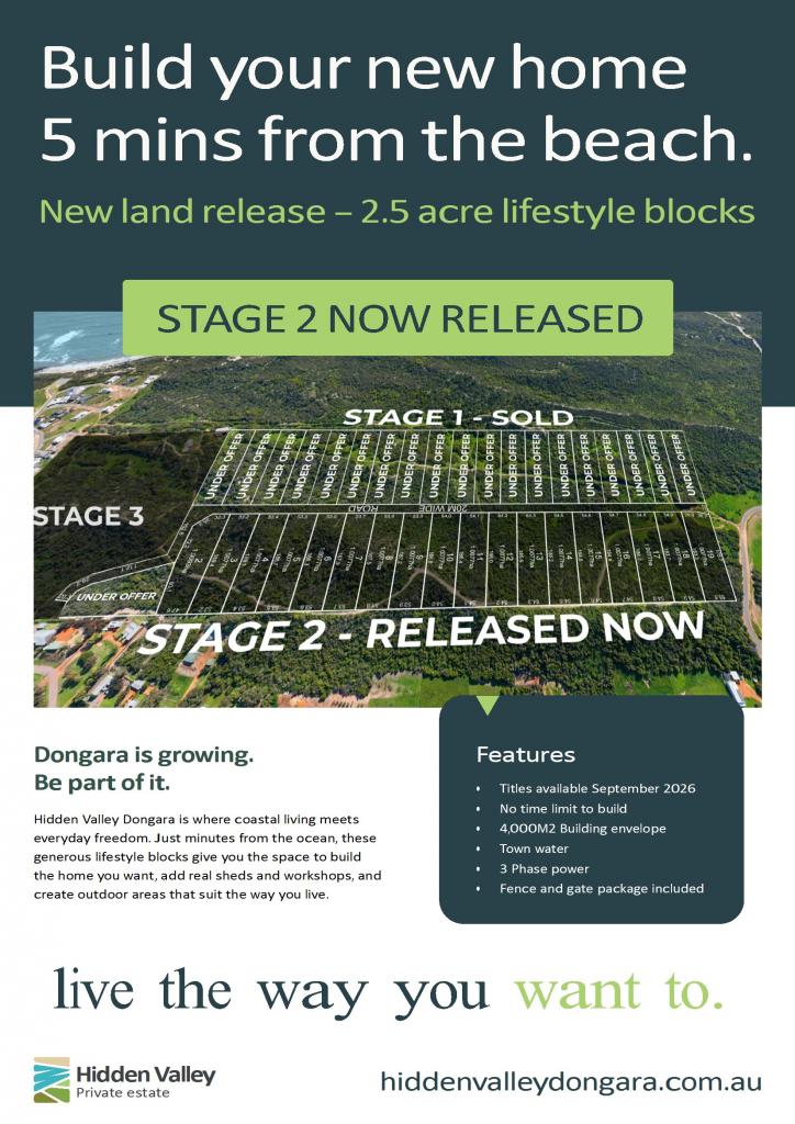 Hidden Valley, Dongara, WA 6525