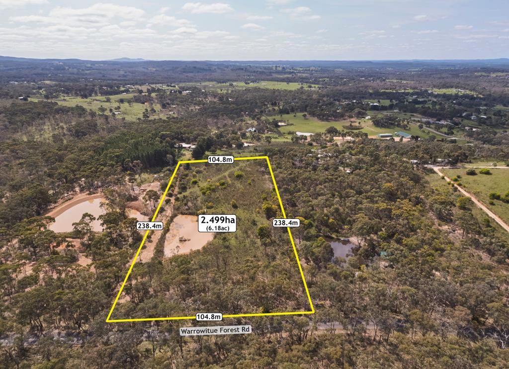 185 WARROWITUE FOREST ROAD, HEATHCOTE, VIC 3523