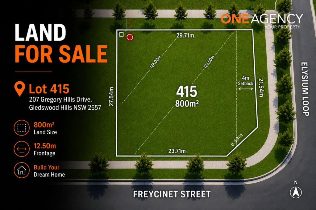 Lot 415/207 Gregory Hills Dr, Gledswood Hills, NSW 2557