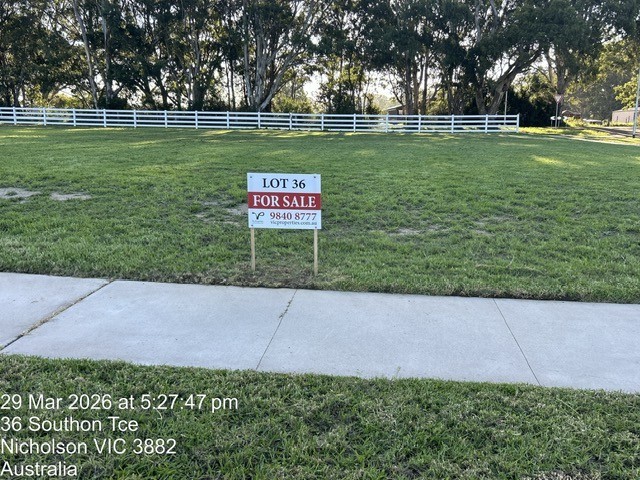 Lot 36/65 Whitworth Dr, Nicholson, VIC 3882