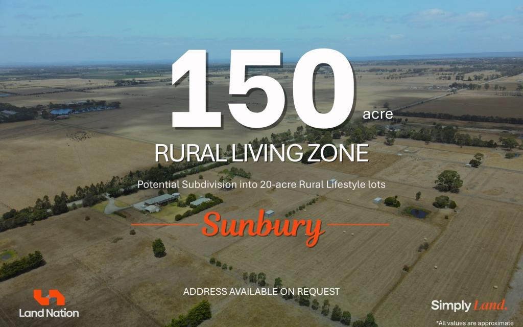 150 ACRES, SUNBURY, VIC 3429