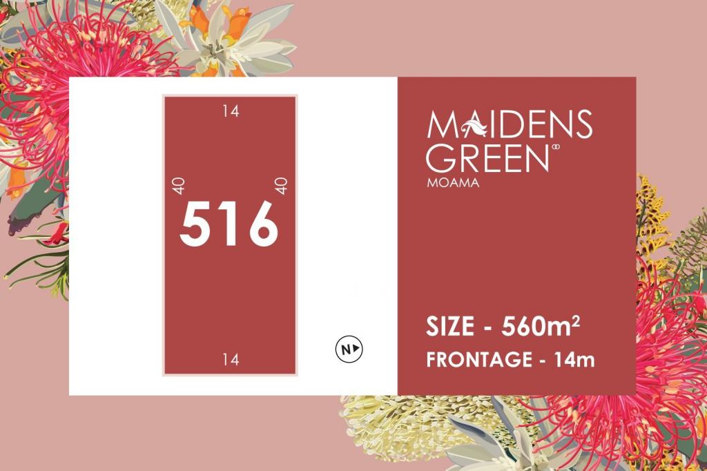 LOT 516 MAIDENS GREEN, KINGS CCT, MOAMA, NSW 2731