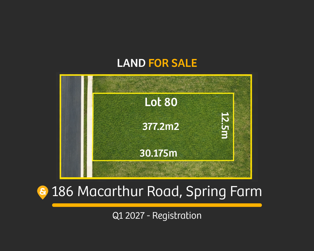 Lot Xx/186 Macarthur Rd, Spring Farm, NSW 2570