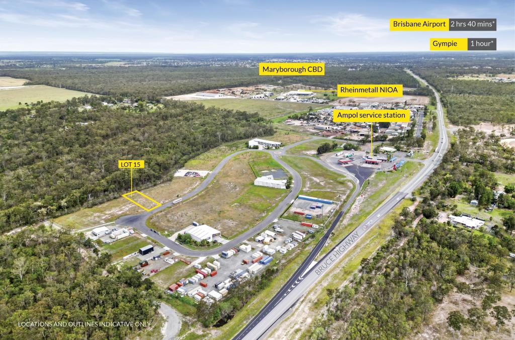 LOT 15 ENTERPRISE CCT, MARYBOROUGH WEST, QLD 4650