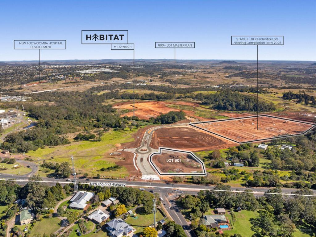 Lot 901/1-5 New England Hwy, Mount Kynoch, QLD 4350