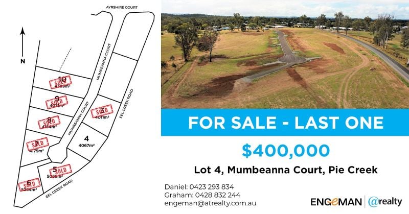 Lot 4, 5 And 9 Mumbeanna Ct, Pie Creek, QLD 4570