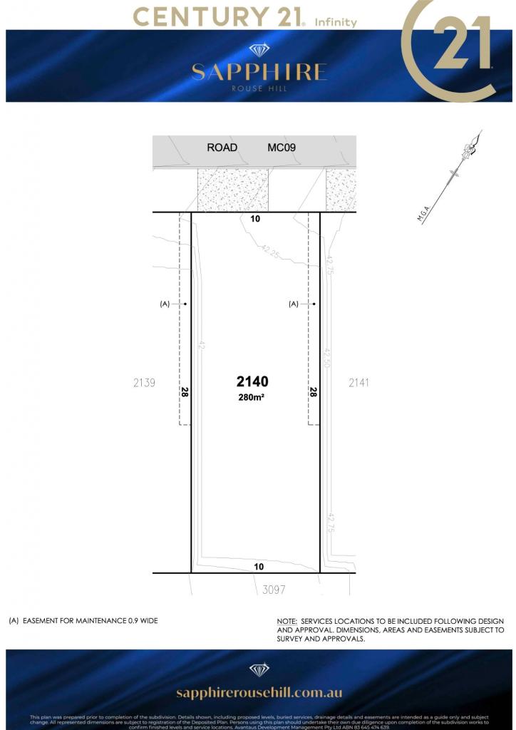 LOT 2140/259 RIVERSTONE RD, ROUSE HILL, NSW 2155