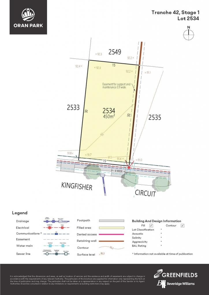 LOT 2534 KINGFISHER CCT, ORAN PARK, NSW 2570