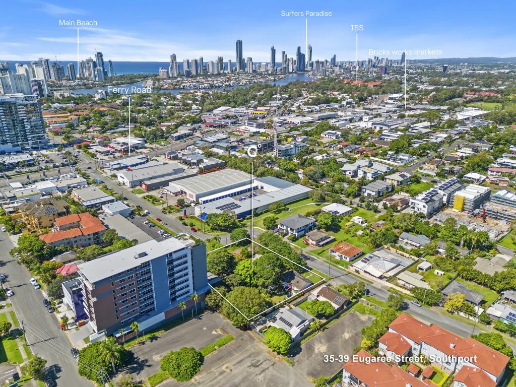 35, 37 & 39 Eugaree St, Southport, QLD 4215