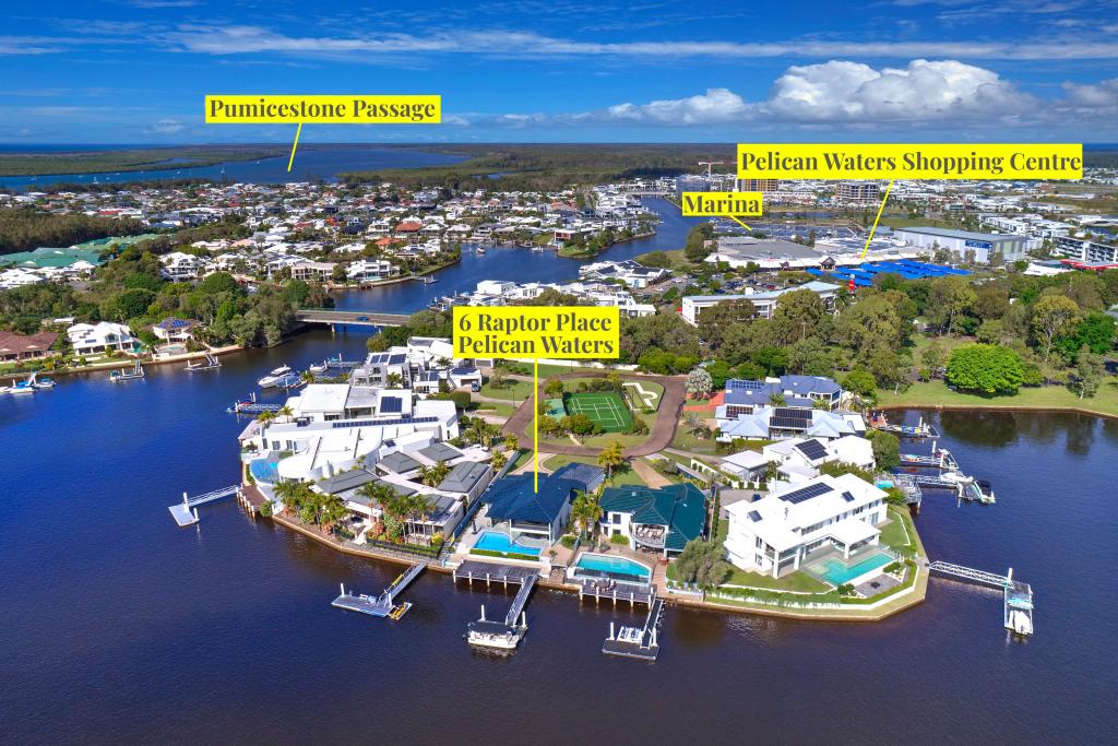 6 RAPTOR PL, PELICAN WATERS, QLD 4551