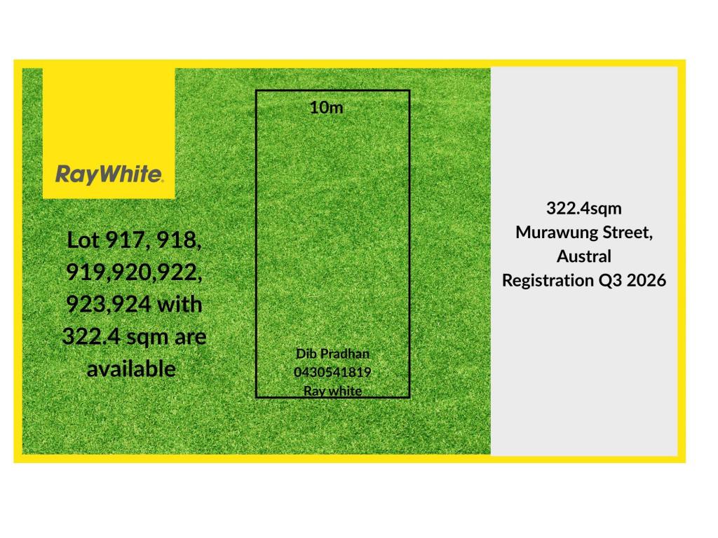 Lot 917/215 Eleventh Ave, Austral, NSW 2179