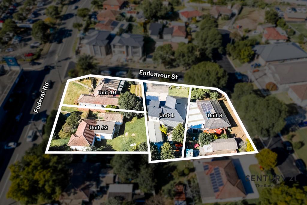 1 & 3 Endeavour St, 10 & 12 Federal Rd, Seven Hills, NSW 2147