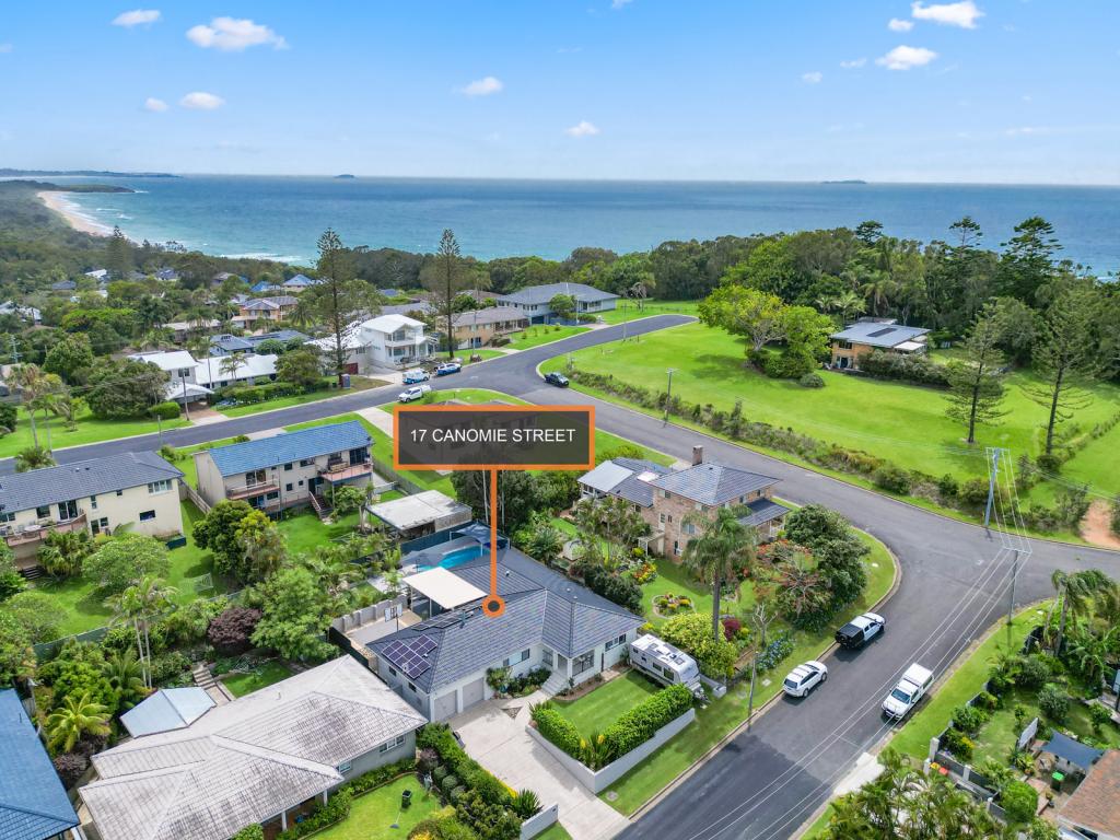 17 CANOMIE ST, SAPPHIRE BEACH, NSW 2450