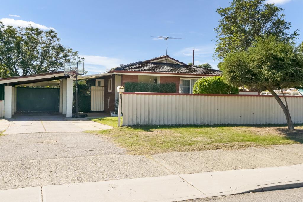 43 GALLIERS AVE, ARMADALE, WA 6112