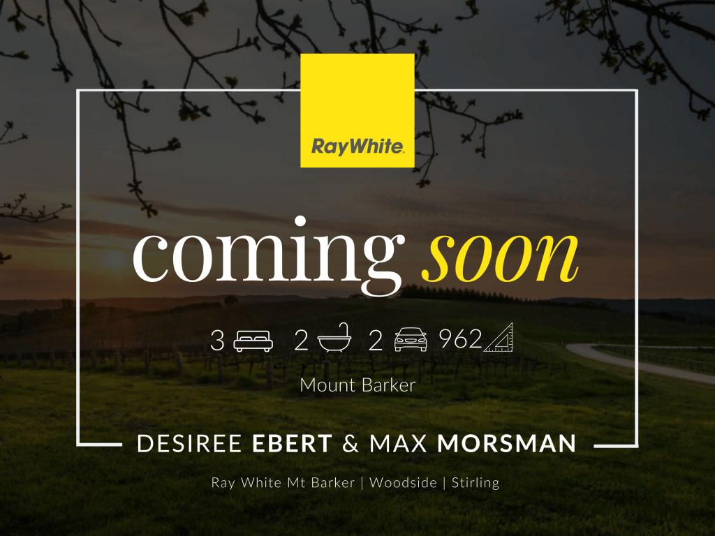 Contact agent for address, MOUNT BARKER, SA 5251