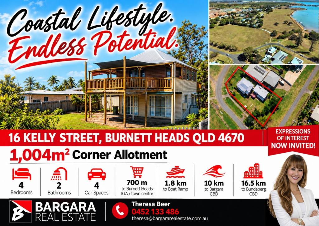16 Kelly St, Burnett Heads, QLD 4670