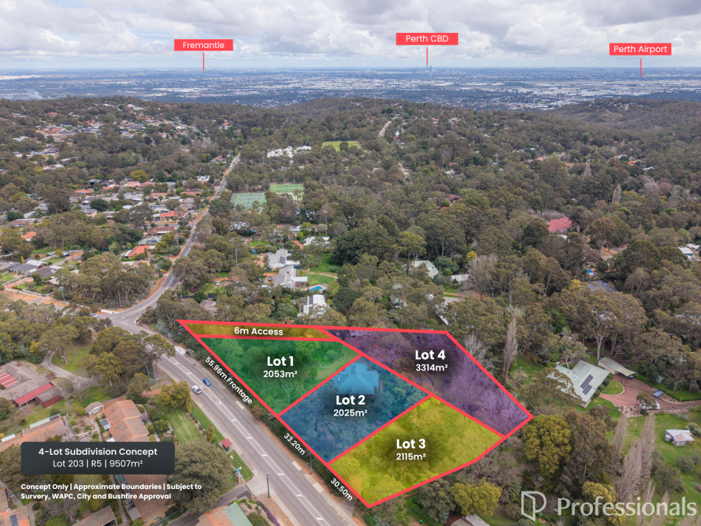 172 Lesmurdie Rd, Lesmurdie, WA 6076