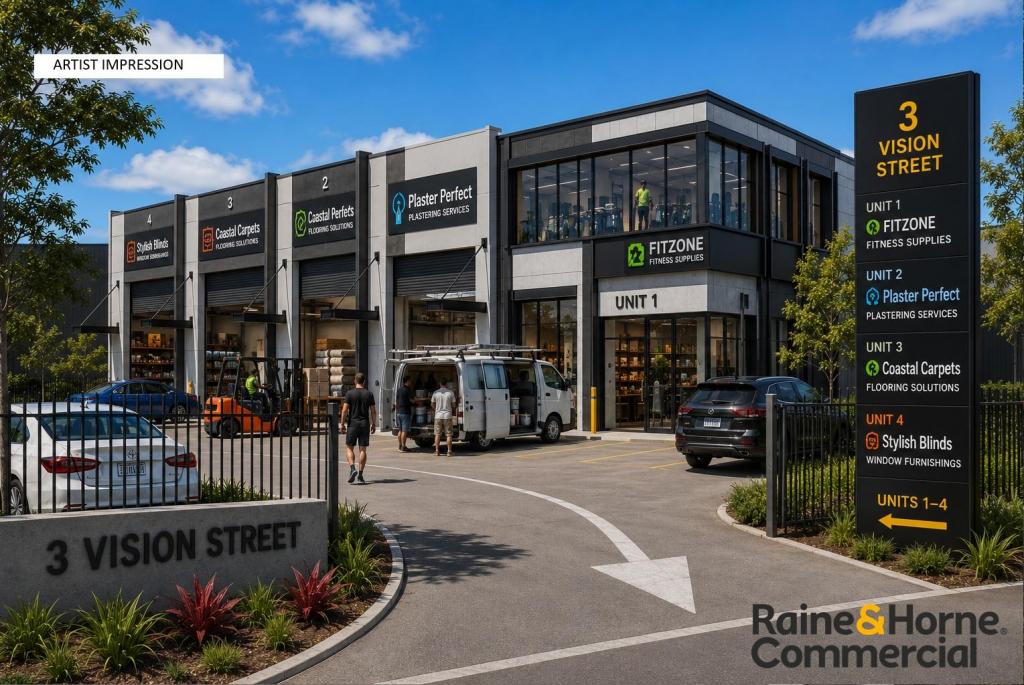Units 2, 3 & 4/3 Vision St, Thrumster, NSW 2444