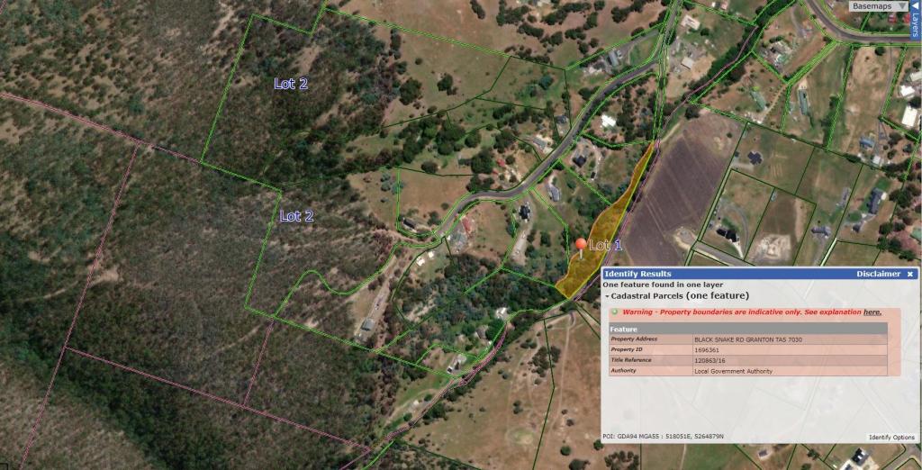 Lot 1 Black Snake Rd, Granton, TAS 7030