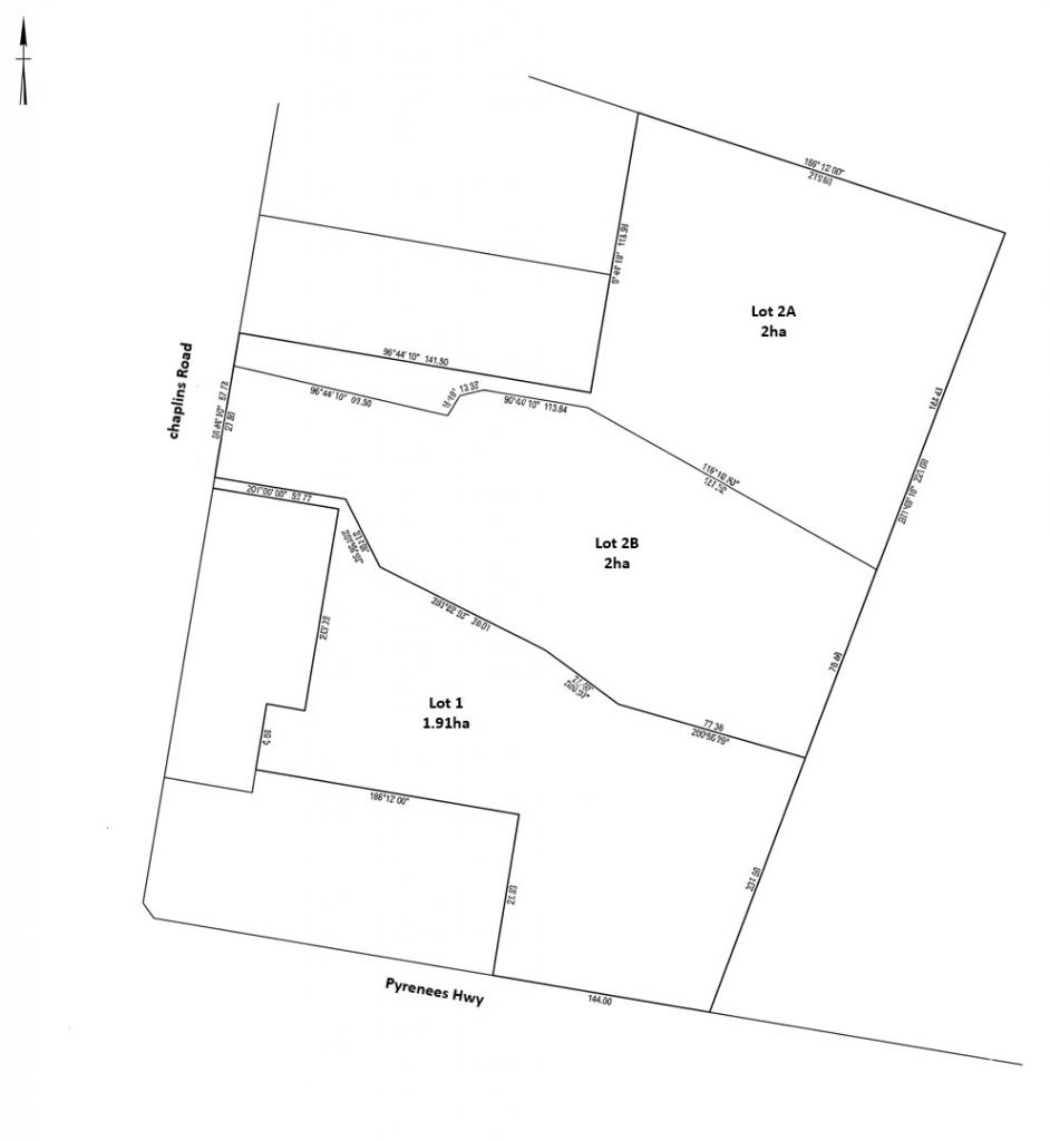 Lot 1,2a,2b/26 Chaplins Rd, Carisbrook, VIC 3464