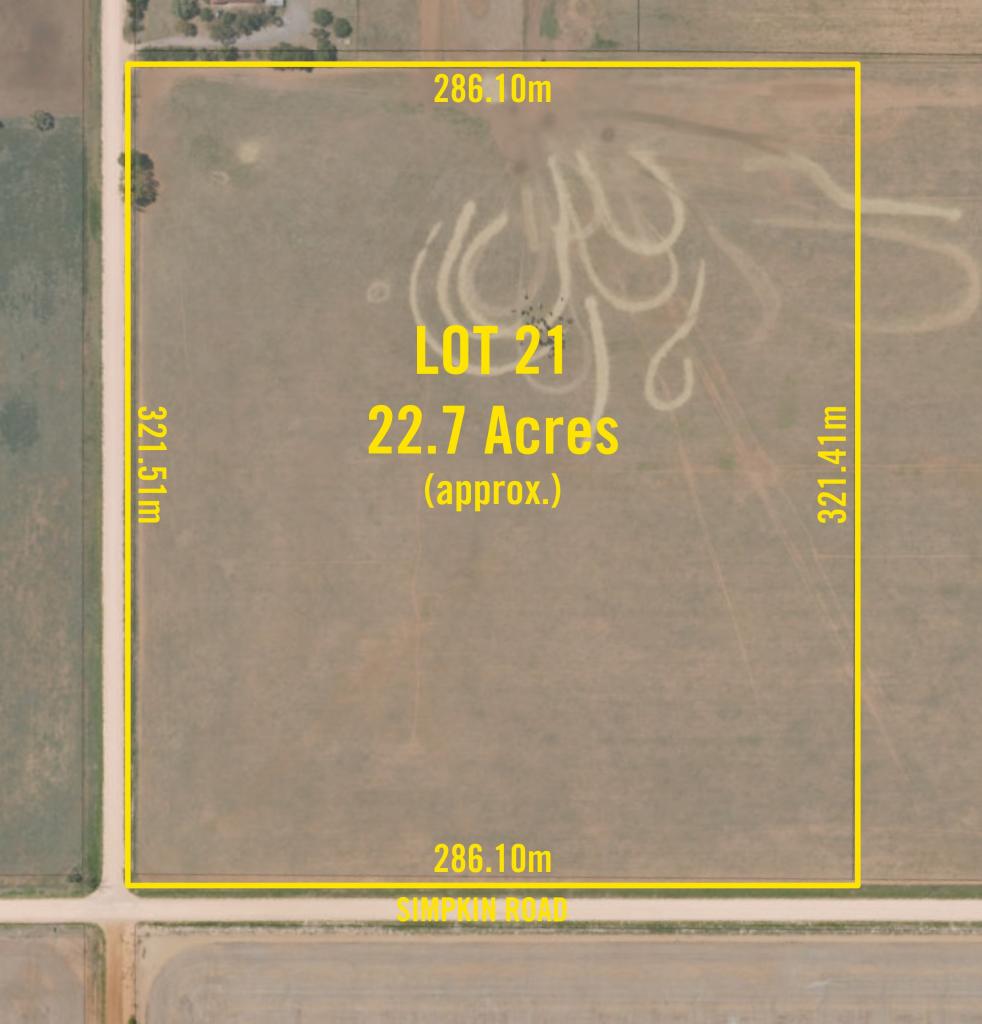 LOT 21 SIMPKIN RD, KORUNYE, SA 5502