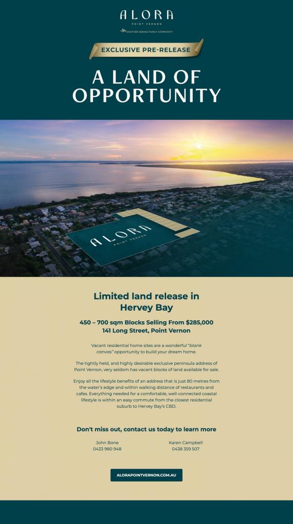 Lot 2 Alora - Long Street, Point Vernon, QLD 4655