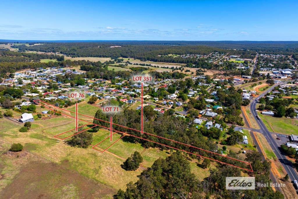 Lot 71, 76 & 3 Victoria Pde, Donnybrook, WA 6239