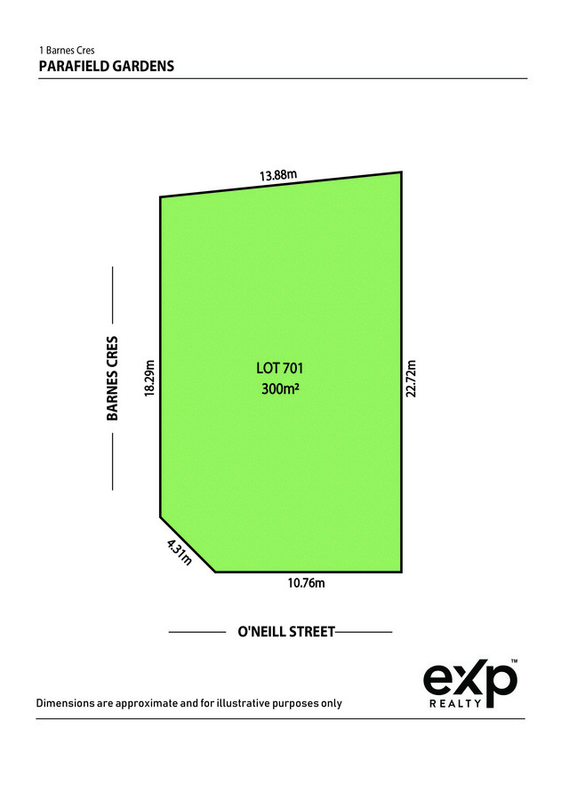 LOT 701/1 BARNES CRES, PARAFIELD GARDENS, SA 5107