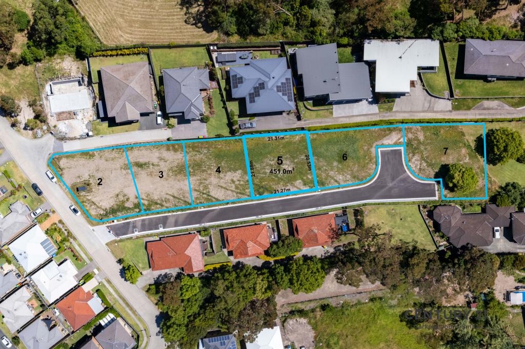 LOT 5/7 EVITA PL, MOUNT HUTTON, NSW 2290