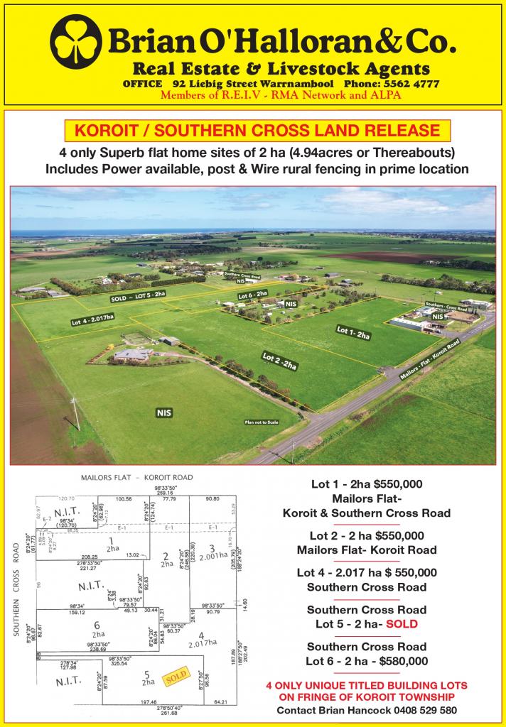 505 Mailors Flat-Koroit Rd, Southern Cross, VIC 3283