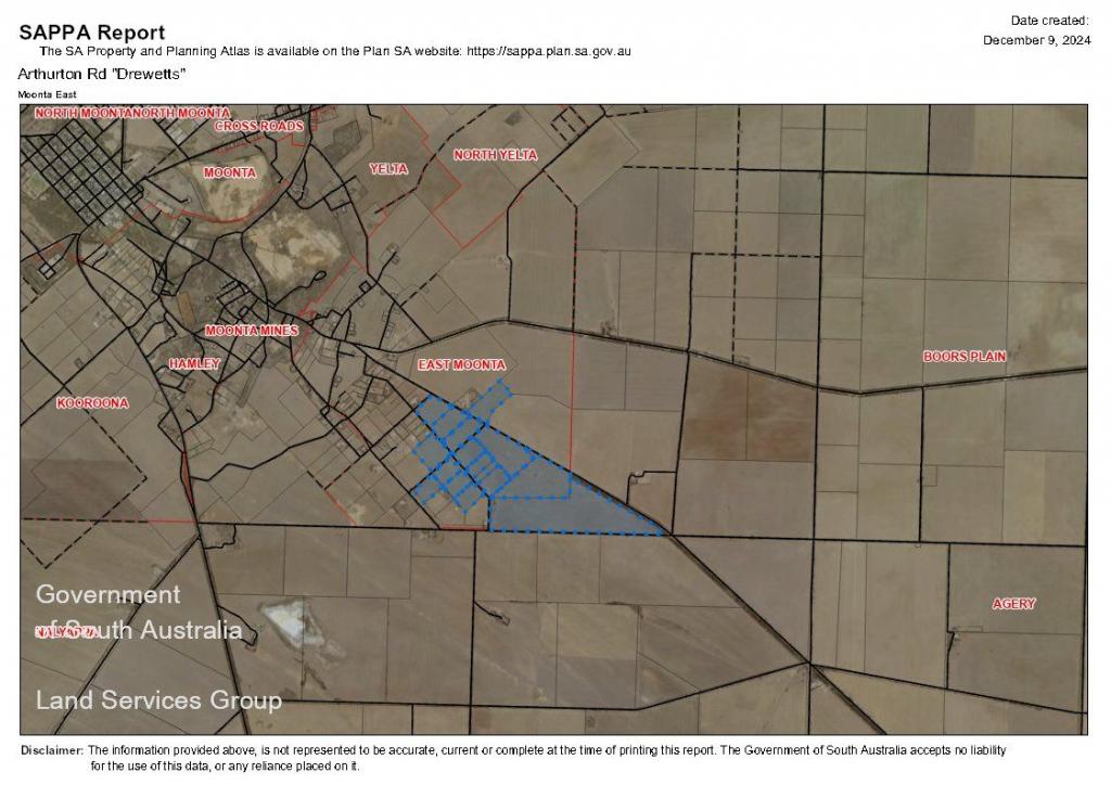 Multiple Sections Skinner & Pedler Roads, East Moonta, SA 5558