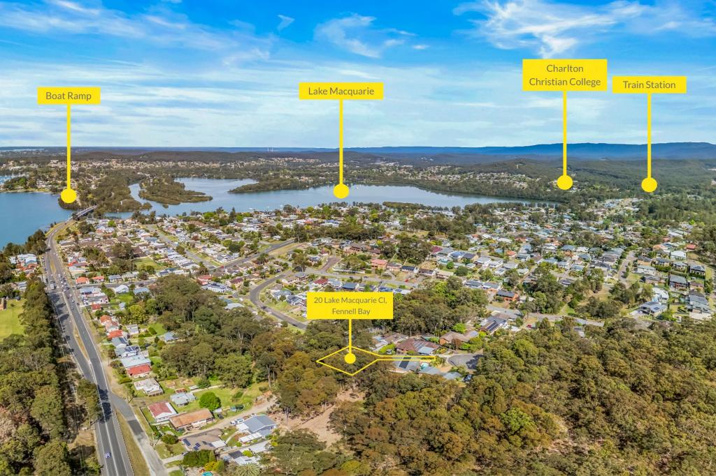 20 LAKE MACQUARIE CL, FENNELL BAY, NSW 2283