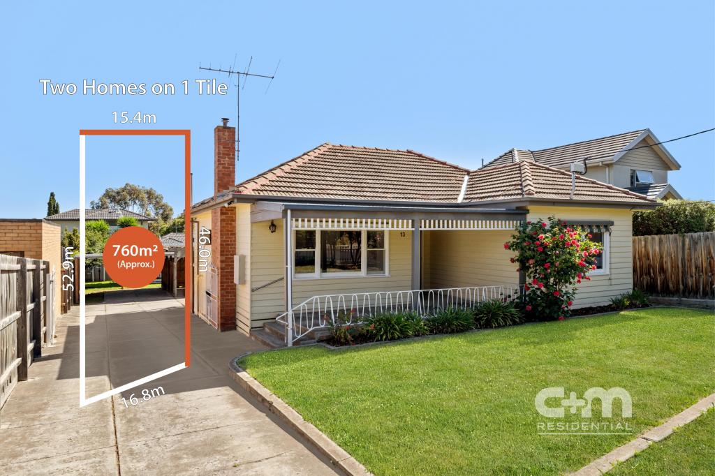 13 & 13a Winifred St, Oak Park, VIC 3046