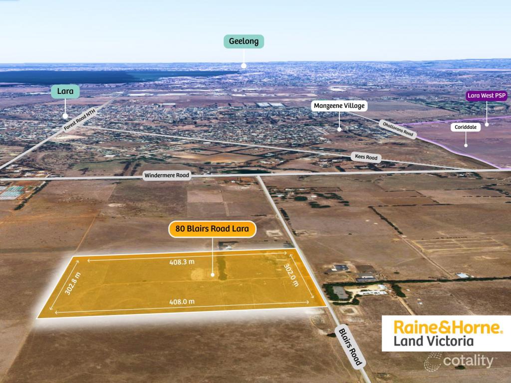 80 BLAIRS RD, LARA, VIC 3212