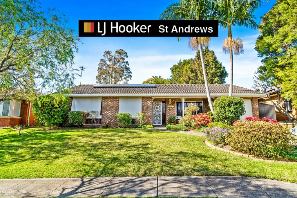 26 Ballantrae Dr, St Andrews, NSW 2566