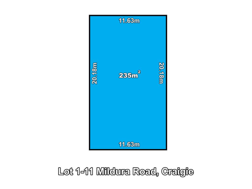 LOT 1/11 MILDURA RD, CRAIGIE, WA 6025