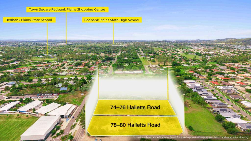 74-76 & 78 Halletts Rd, Redbank Plains, QLD 4301