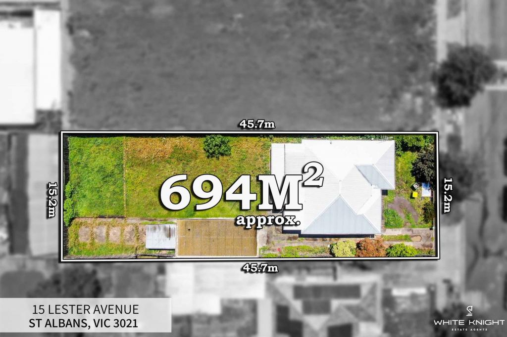 15 LESTER AVE, ST ALBANS, VIC 3021