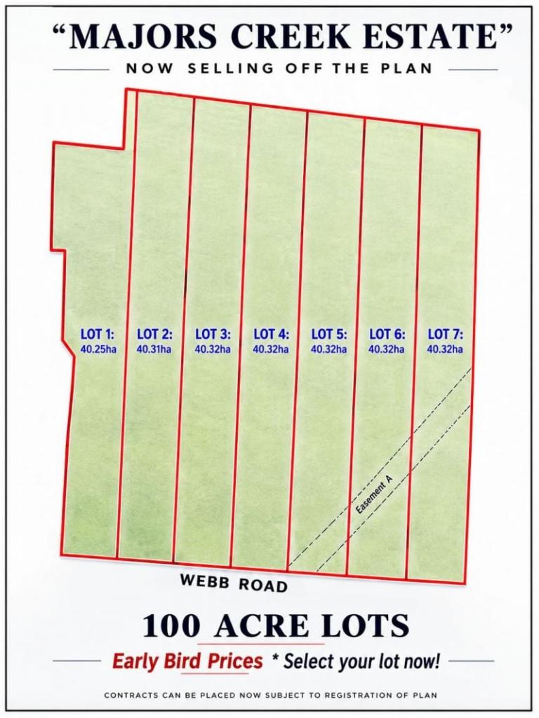 Lots 1-7 Webb Rd, Majors Creek, QLD 4816