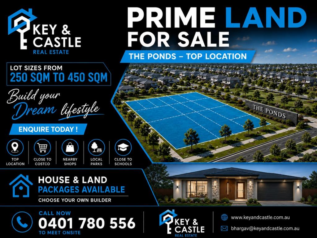 Ready To Build Your Dream Home I Wide Frtg, The Ponds, NSW 2769